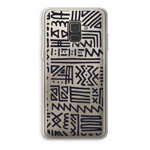 CaseCompany Marrakech print: Samsung Galaxy A8 (2018) Transparant Hoesje