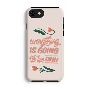 CaseCompany Optimistic flower girl: iPhone SE 2020 Tough Case