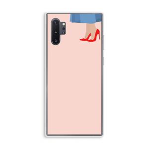 CaseCompany High heels: Samsung Galaxy Note 10 Plus Transparant Hoesje