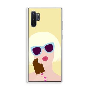 CaseCompany Ice cream: Samsung Galaxy Note 10 Plus Transparant Hoesje