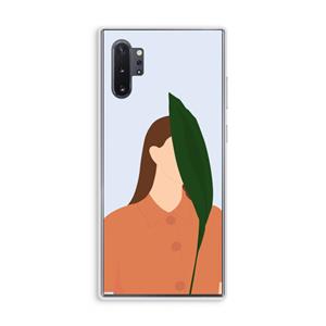 CaseCompany Leaf: Samsung Galaxy Note 10 Plus Transparant Hoesje