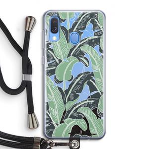 CaseCompany This Sh*t Is Bananas: Samsung Galaxy A40 Transparant Hoesje met koord