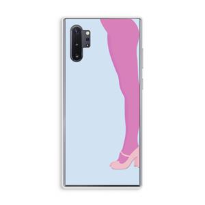 CaseCompany Pink panty: Samsung Galaxy Note 10 Plus Transparant Hoesje