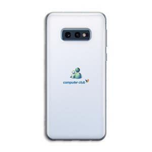 CaseCompany MSN: Samsung Galaxy S10e Transparant Hoesje
