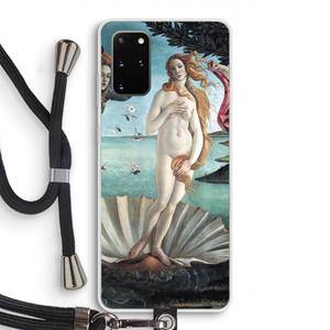 CaseCompany Birth Of Venus: Samsung Galaxy S20 Plus Transparant Hoesje met koord