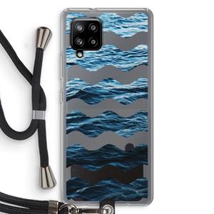 CaseCompany Oceaan: Samsung Galaxy A42 5G Transparant Hoesje met koord
