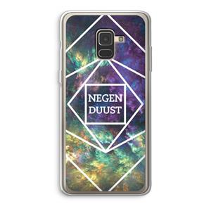 CaseCompany Negenduust ruimte: Samsung Galaxy A8 (2018) Transparant Hoesje