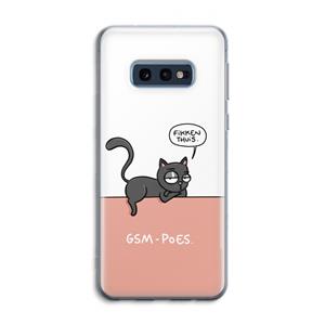 CaseCompany GSM poes: Samsung Galaxy S10e Transparant Hoesje