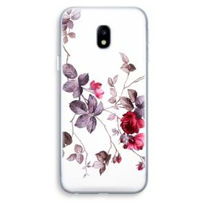 CaseCompany Mooie bloemen: Samsung Galaxy J3 (2017) Transparant Hoesje