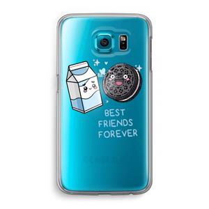 CaseCompany Best Friend Forever: Samsung Galaxy S6 Transparant Hoesje