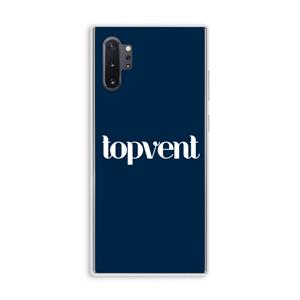 CaseCompany Topvent Navy: Samsung Galaxy Note 10 Plus Transparant Hoesje