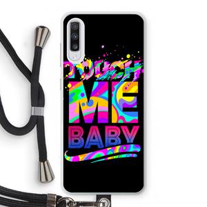 CaseCompany Touch Me: Samsung Galaxy A70 Transparant Hoesje met koord