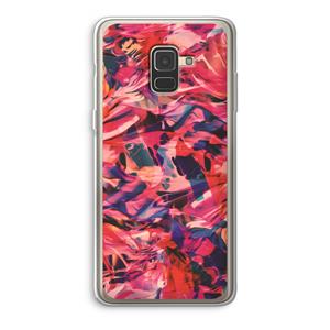 CaseCompany California: Samsung Galaxy A8 (2018) Transparant Hoesje