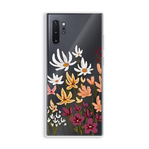 CaseCompany Painted wildflowers: Samsung Galaxy Note 10 Plus Transparant Hoesje