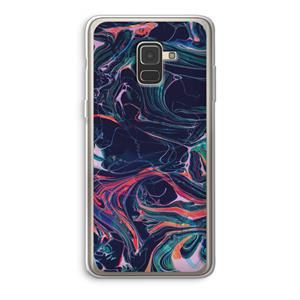 CaseCompany Light Years Beyond: Samsung Galaxy A8 (2018) Transparant Hoesje