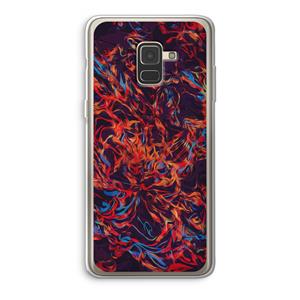 CaseCompany Lucifer: Samsung Galaxy A8 (2018) Transparant Hoesje