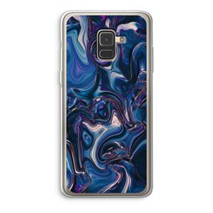 CaseCompany Mirrored Mirage: Samsung Galaxy A8 (2018) Transparant Hoesje