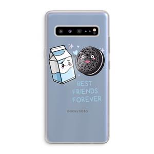 CaseCompany Best Friend Forever: Samsung Galaxy S10 5G Transparant Hoesje