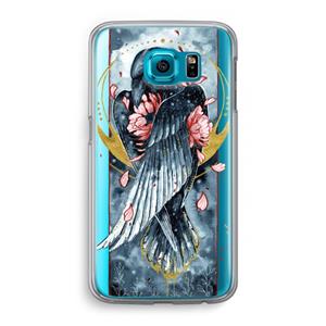 CaseCompany Golden Raven: Samsung Galaxy S6 Transparant Hoesje