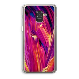 CaseCompany Phoenix: Samsung Galaxy A8 (2018) Transparant Hoesje