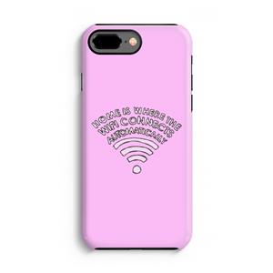 CaseCompany Home Is Where The Wifi Is: iPhone 8 Plus Tough Case