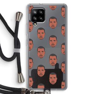 CaseCompany Kanye Call Me℃: Samsung Galaxy A42 5G Transparant Hoesje met koord