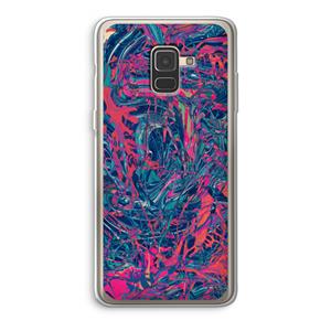 CaseCompany Sleeping Dreams: Samsung Galaxy A8 (2018) Transparant Hoesje