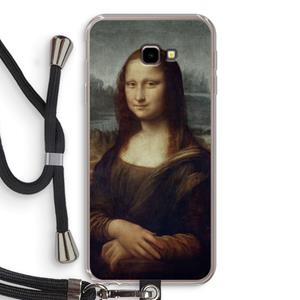 CaseCompany Mona Lisa: Samsung Galaxy J4 Plus Transparant Hoesje met koord