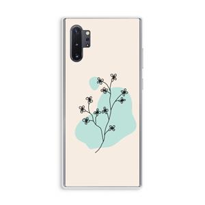CaseCompany Love your petals: Samsung Galaxy Note 10 Plus Transparant Hoesje