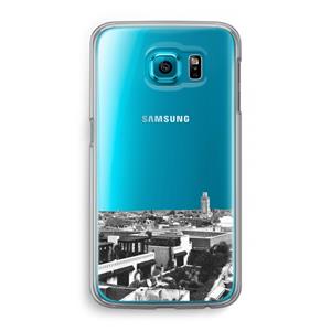 CaseCompany Marrakech Skyline : Samsung Galaxy S6 Transparant Hoesje