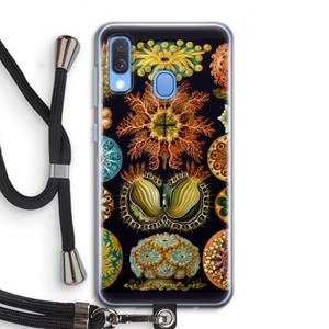 CaseCompany Haeckel Ascidiae: Samsung Galaxy A40 Transparant Hoesje met koord