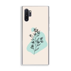 CaseCompany Violets are blue: Samsung Galaxy Note 10 Plus Transparant Hoesje