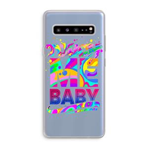 CaseCompany Touch Me: Samsung Galaxy S10 5G Transparant Hoesje