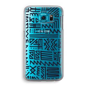 CaseCompany Marrakech print: Samsung Galaxy S6 Transparant Hoesje
