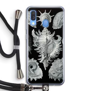 CaseCompany Haeckel Prosobranchia: Samsung Galaxy A40 Transparant Hoesje met koord