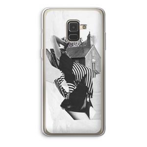 CaseCompany House: Samsung Galaxy A8 (2018) Transparant Hoesje