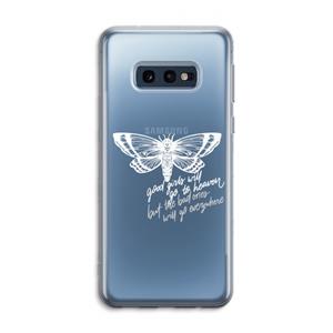 CaseCompany Good or bad: Samsung Galaxy S10e Transparant Hoesje