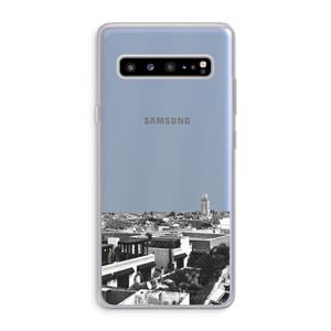 CaseCompany Marrakech Skyline : Samsung Galaxy S10 5G Transparant Hoesje
