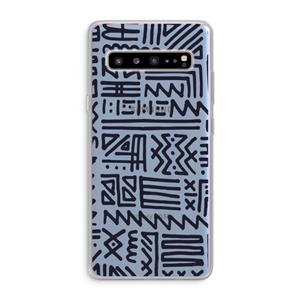 CaseCompany Marrakech print: Samsung Galaxy S10 5G Transparant Hoesje
