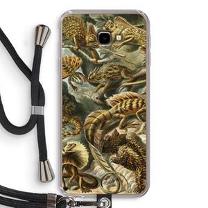 CaseCompany Haeckel Lacertilia: Samsung Galaxy J4 Plus Transparant Hoesje met koord
