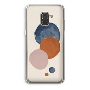 CaseCompany Geo #4: Samsung Galaxy A8 (2018) Transparant Hoesje