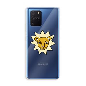 CaseCompany Kleine leeuw: Samsung Galaxy Note 10 Lite Transparant Hoesje