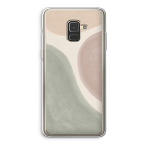 CaseCompany Geo #6: Samsung Galaxy A8 (2018) Transparant Hoesje