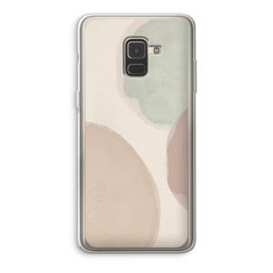 CaseCompany Geo #8: Samsung Galaxy A8 (2018) Transparant Hoesje