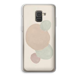 CaseCompany Geo #9: Samsung Galaxy A8 (2018) Transparant Hoesje
