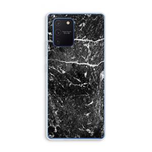 CaseCompany Zwart marmer: Samsung Galaxy Note 10 Lite Transparant Hoesje