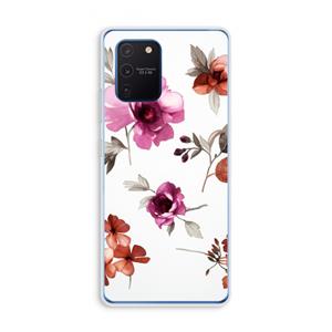 CaseCompany Geschilderde bloemen: Samsung Galaxy Note 10 Lite Transparant Hoesje