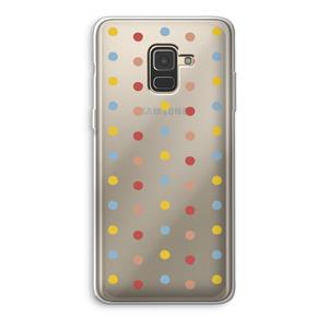 CaseCompany Bollen: Samsung Galaxy A8 (2018) Transparant Hoesje