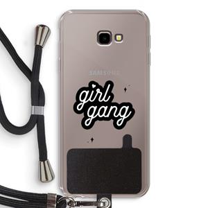 CaseCompany Girl Gang: Samsung Galaxy J4 Plus Transparant Hoesje met koord