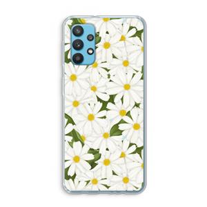 CaseCompany Summer Daisies: Samsung Galaxy A32 4G Transparant Hoesje